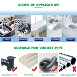 مسحوق تسليك الاحواض والبلاعات السحري حجم العبوة 100 ملي