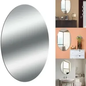 المرايا الاستيكر شكل بيضاوي 30*40